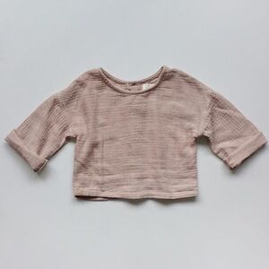 The Simple Folk | The Button Back Top - Antique Rose